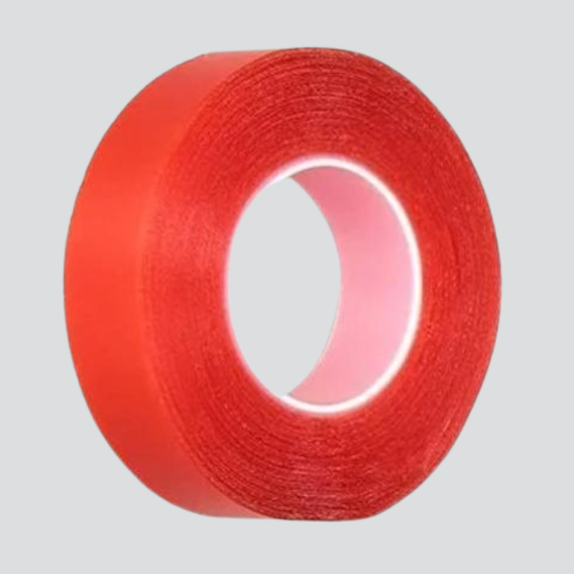 Red polyester tape